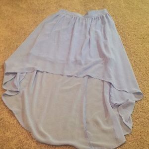High low skirt